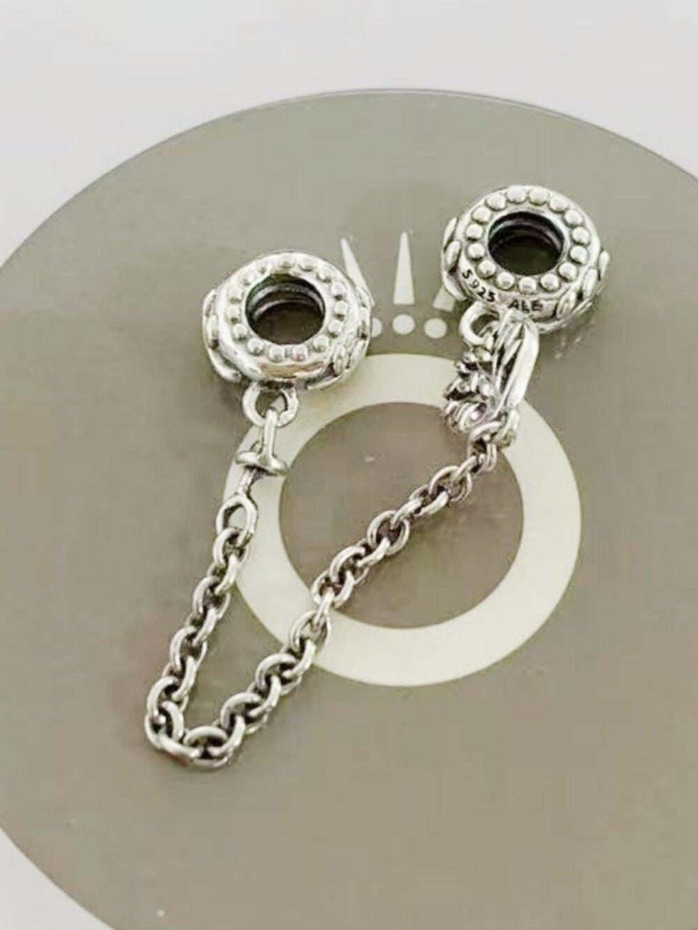 Pandora Heart Family Tree Safety Chain Charm